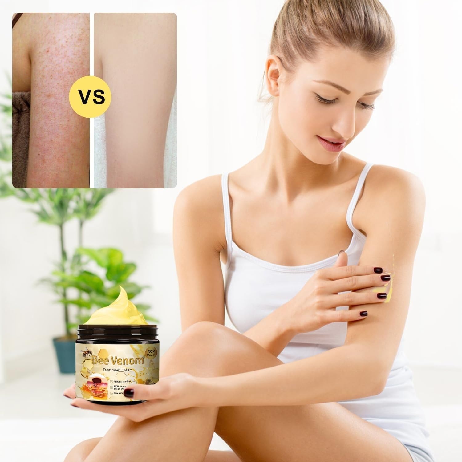 HOUKEA - Bee Venom Skin Care Cream (Original) (كريم العناية بالبشرة الأصلي بسم النحل)