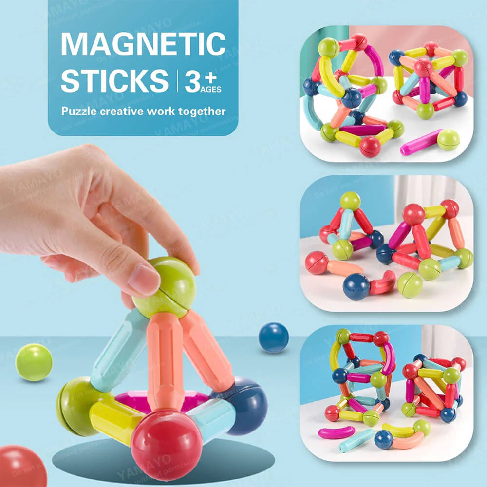 Magnetic Building Sticks