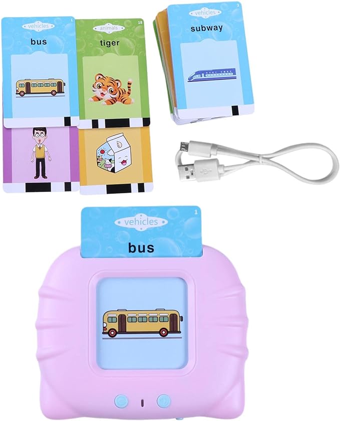 Kids Flash Cards | 112 Cards Learning Machines Educational Talking Flash Cards Learning Toys