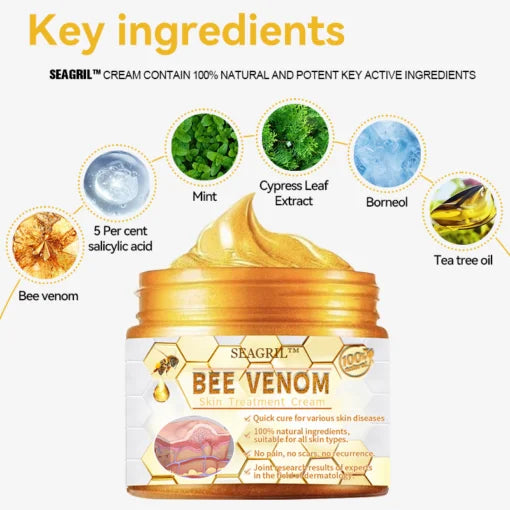 HOUKEA - Bee Venom Skin Care Cream (Original) (كريم العناية بالبشرة الأصلي بسم النحل)