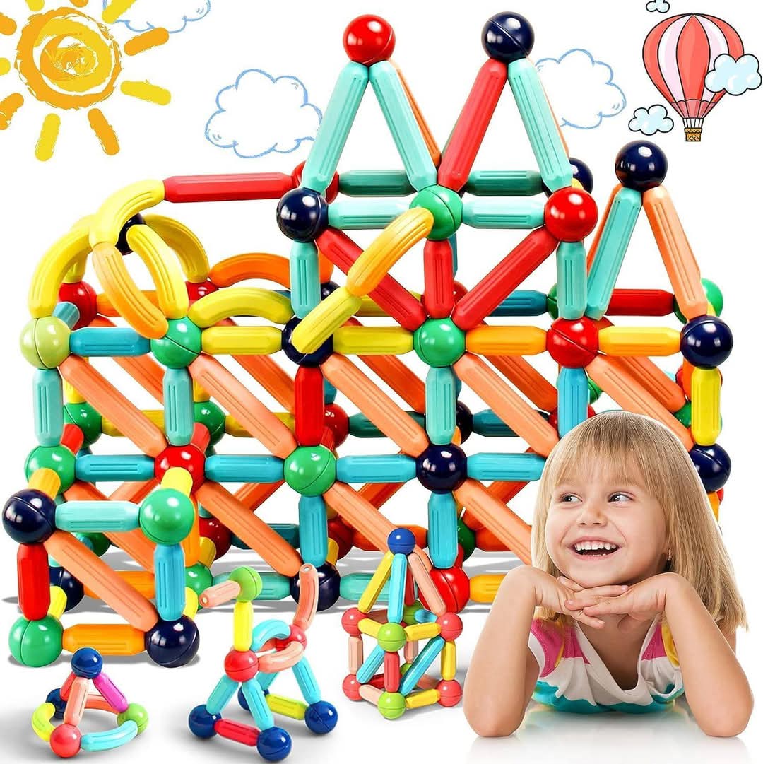 Magnetic Building Sticks