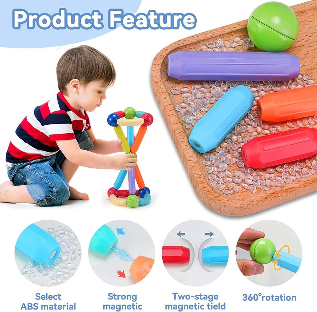 Magnetic Building Sticks