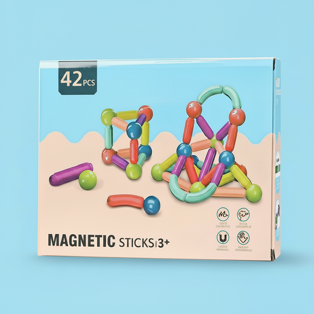 Magnetic Building Sticks