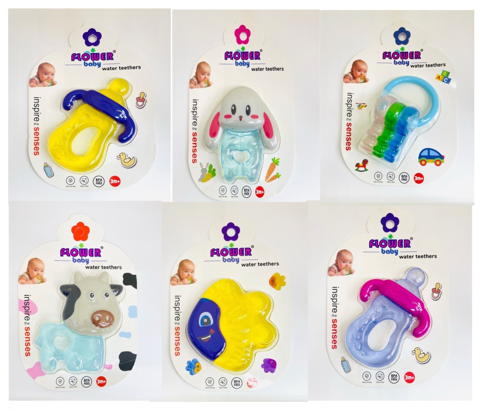 Silicone Tooth Gum Teether- Value Pack Of 6
