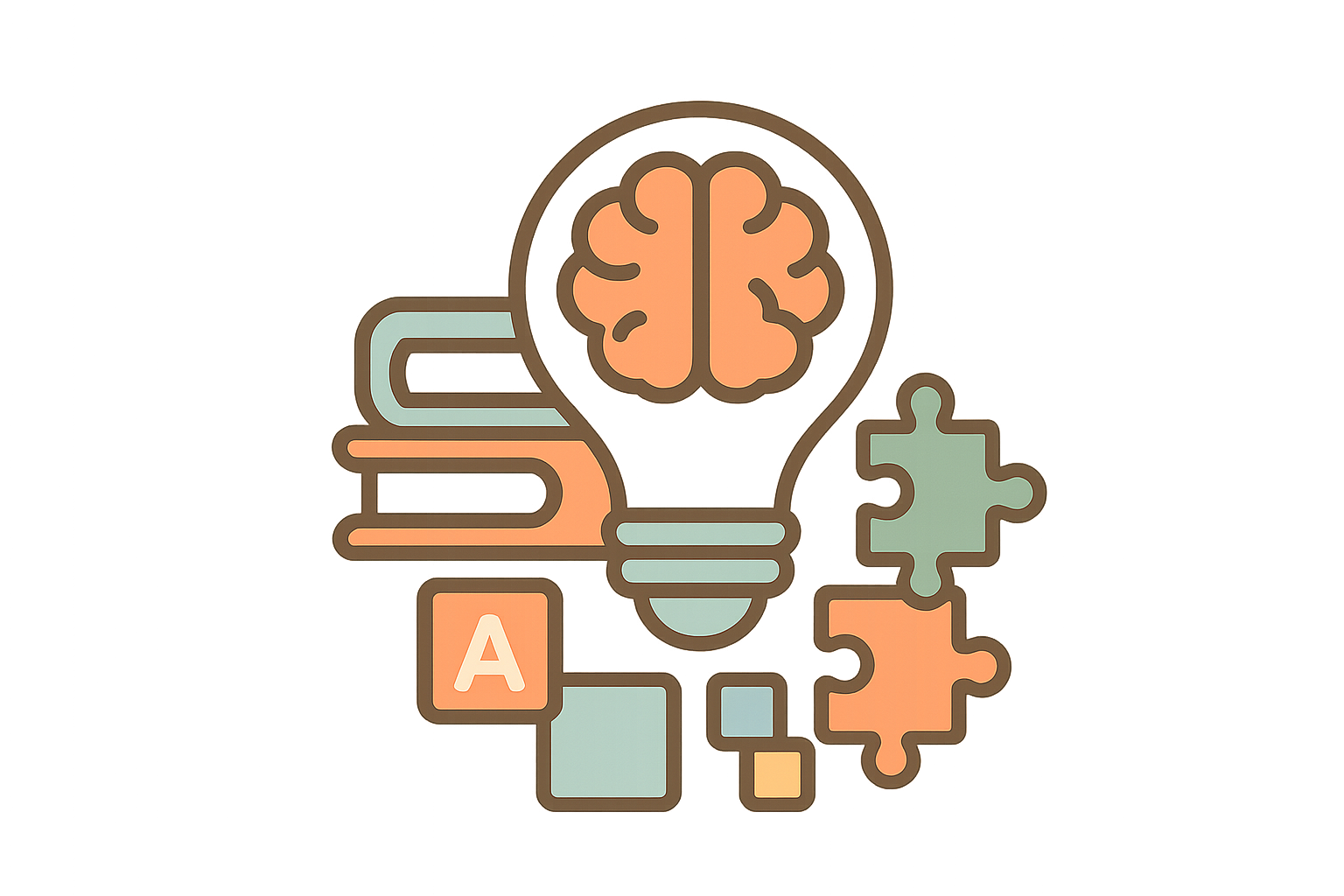 need icon of : Educational Focus | Products designed by child development specialists.