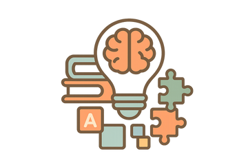 need icon of : Educational Focus | Products designed by child development specialists.