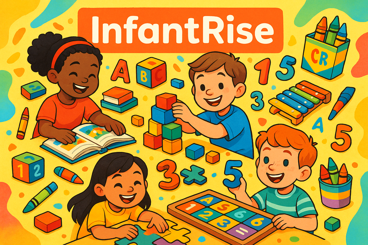 our store in based on child educational products. so we need a main banner for site which shows concept of our site. banner should be joyful and eyecatching color having size ratio about 1000x1000